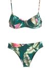 Lygia & Nanny Veronica Estampado Bikini In Grün