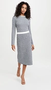 Victoria Beckham Checked Jacquard-knit Sweater
