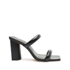 Schutz Ully Leather Sandal In Black