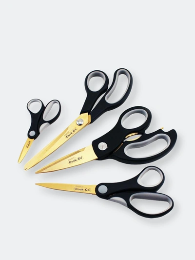 Berghoff Studio 4pc Gold Series Titanium Scissors Set In Nocolor