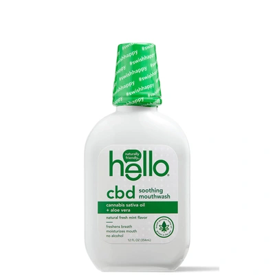 Hello Cbd Aloe Vera Soothing Mouthwash 12 oz