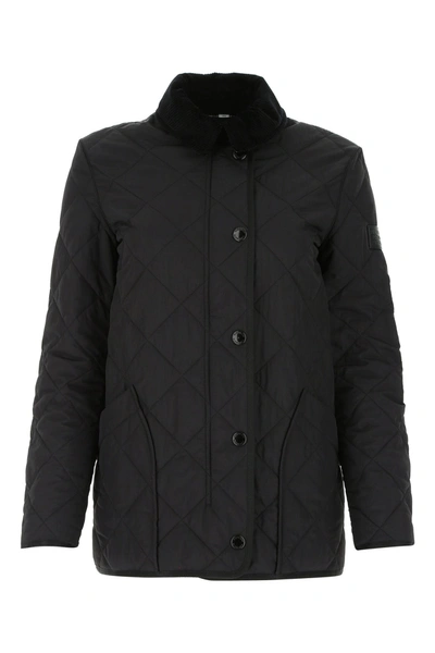 Burberry Black Nylon Padded Jacket  Nd  Donna L