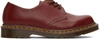 DR. MARTENS' RED 'MADE IN ENGLAND' 1461 VINTAGE OXFORD SHOES