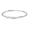 Dsquared2 Silver Double Cross Bracelet In F124