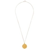 ALIGHIERI GOLD 'THE INVISIBLE COMPASS' NECKLACE