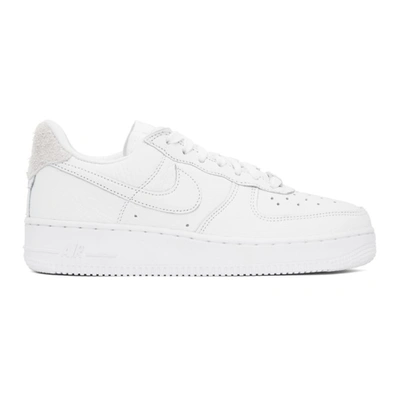 Nike Air Force 1 '07 Craft "summit White/vast Grey" Sneakers In White / White-summit White-vast Grey