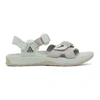 Nike Acg Air Deschutz Nylon, Rubber And Neoprene Sandals In Cream Ii/black