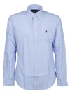 POLO RALPH LAUREN LONG SLEEVE SPORT SHIRT,710705269001 BLUE/WHITE