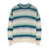 Isabel Marant Étoile Drussel Striped Mohair-blend Jumper In Cream
