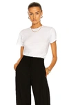 Nili Lotan Corienne Cotton-jersey T-shirt In Vintage White