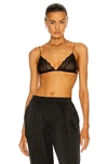 Kiki De Montparnasse Black Lace Soft Leche Moi Bra In Black