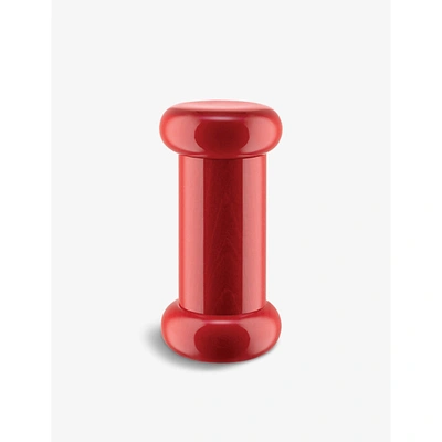 Alessi Ettore Sottsass Beech-wood Salt And Pepper Castor 15cm In Nocolor