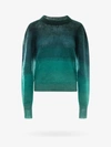 Isabel Marant Étoile Gradient Textured-knit Jumper In Green