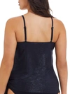 Magicsuit Alex Side-tie Underwire Tankini Top Women's Swimsuit In Blue,black