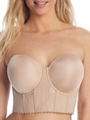 Parfait Elissa Full Busted Strapless Bustier In Nude