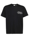 Burberry Black Oversized Location Print T-shirt