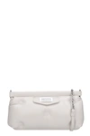 MAISON MARGIELA CLUTCH IN WHITE LEATHER,S56WF0160P4300T2003
