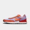 Nike Waffle One "active Fuchsia" Sneakers In Team Orange/hyper Crimson/purple Pulse