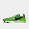 Nike Men's Waffle One Casual Sneakers From Finish Line In Electric Green/black/mean Green