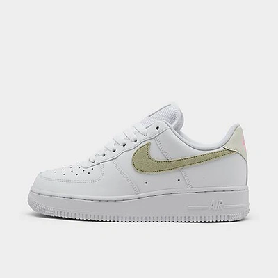 Nike Women's Air Force '07 Se Casual Shoes In White/olive Aura