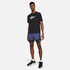 Nike Men's Flex Stride Wild Run Shorts In Dark Purple Dust/black