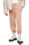 Topshop Harley Sweatpants In Rose