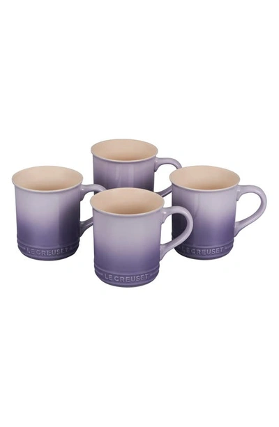 Le Creuset Set Of Four 14-ounce Stoneware Mugs In Provence