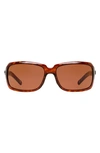 Costa Del Mar 64mm Polarized Sunglasses In Dark Tort