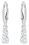 Swarovski Attract Trilogy Earrings - Atterley In Clear/ Silver