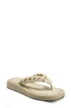 Aerosoles Phoebe Flip Flop In Off White Leather