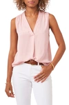 VINCE CAMUTO RUMPLED SATIN BLOUSE,9138160E