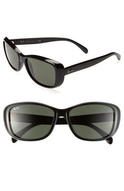 Ray Ban 'classic' 56mm Sunglasses In Black