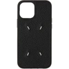 MAISON MARGIELA BLACK FOUR STITCH IPHONE 12 PRO MAX CASE