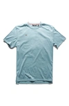 Radmor Colby Pima Cotton Blend Polo In Stone Blue