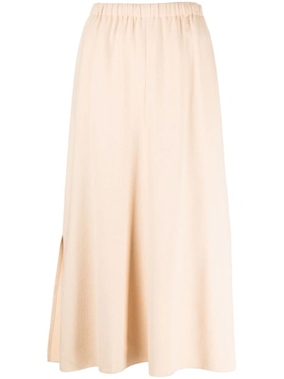 Forte Forte Woven Midi Skirt In Neutrals