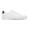 Common Projects Low-top Achilles Retro Sneakers In 0590 Whtgrn
