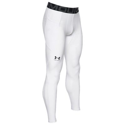 Under Armour Mens  Hg Armour 2.0 3/4 Compression Tights In White/black