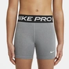 Nike Pro Big Kids' (girls') Shorts In Grey
