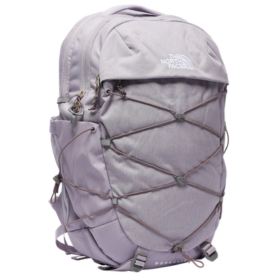 The North Face Borealis Backpack In Gray In Minimal Gray Heather/graphite Purple