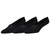 Csg Womens  3 Pack Mesh Footie Socks In Black/black/black
