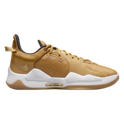 Nike Pg 5 Basketball Shoes In Wheat/mtlc Gold/grain
