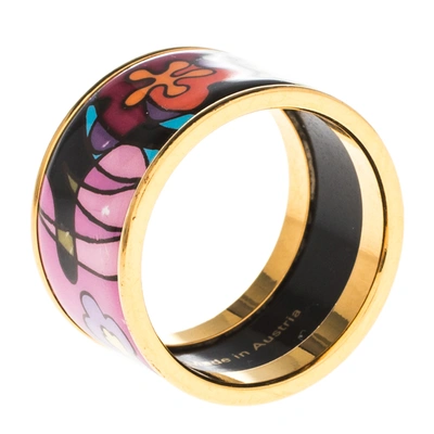 Pre-owned Frey Wille Ode To Joy Of Life Paradise Moonlight Diva Band Ring Size Eu 56 In Multicolor