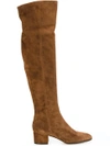 Gianvito Rossi Suede Over-the-knee 45mm Boot In Texas