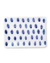 Vietri Viva Santorini Ceramic Dot Small Rectangular Platter