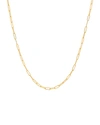 Zoe Lev Jewelry 14k Gold Open Link Chain Necklace