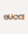 GUCCI CRYSTAL GUCCI RESIN HAIR CLIP,000732777