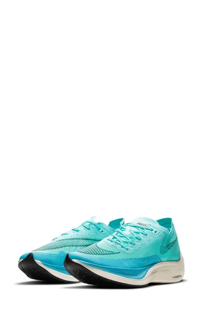 Nike Zoomx Vaporfly Next% 2 Men's Road Racing Shoes In Aurora Green,chlorine Blue,pale Ivory,black