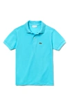 Lacoste Kids' Classic Pique Polo In Ultramarine