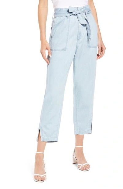 Ag Renn Paperb Waist Straight Leg Jeans In Roxbury