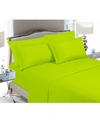 Elegant Comfort Luxury Soft Solid 4-pc. Sheet Set Twin In Open Green